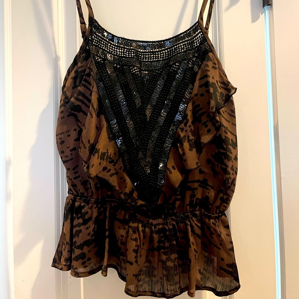 BKE Daytrip tank with sequin detailing size S